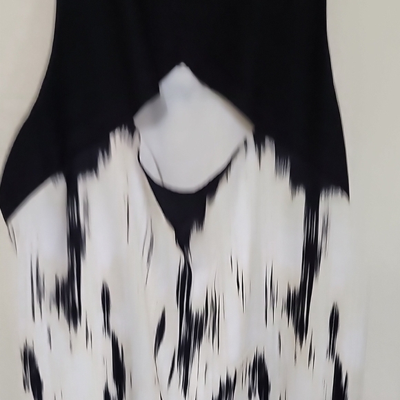 Silence + Noise Large Black And Cream Dress - Picture 8 of 10
